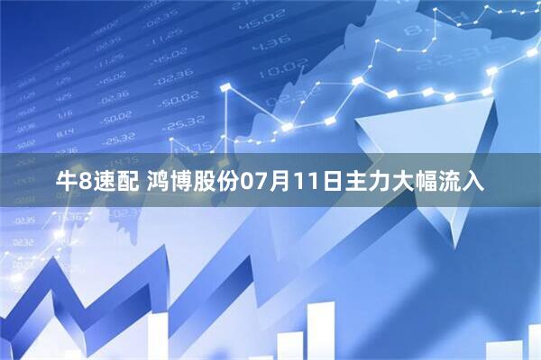 牛8速配 鸿博股份07月11日主力大幅流入
